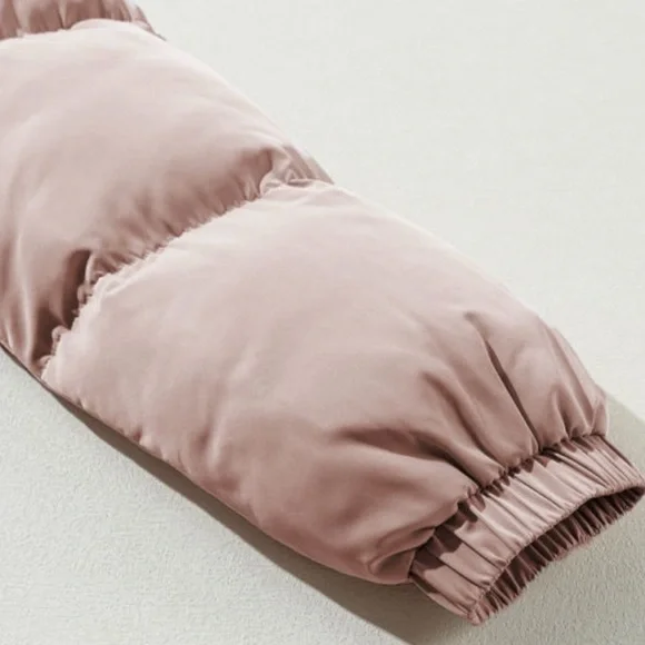 Pink Full Zipper Quilted Puffer Jacket - Picture 10 of 13